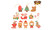 NEW Christmas pvc soft glue Christmas gingerbread man decoration pendant 5782