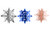 NEW Christmas Decorative Paper 3D String Hanging Snowflake Charm 5784