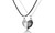 NEW Love heart patchwork magnet simple couple necklace 5794