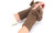 NEW Autumn & Winter Bow Knitted Woolen Warm Half Finger Open Finger Gloves  5799  la