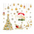 Christmas Static Window Clings Reusable Festive Window Stickers 5809