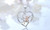 NEW Creative and unique heart shaped branch beautiful angel pendant necklace 5827