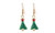 NEW Christmas Jewellery Gift Set Oil Dripping Christmas Tree Garland Jingle Bells Necklace Earrings 3PCS 5830