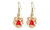 NEW Father Christmas cartoon with delicate bells earrings 5843