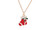 NEW Fashion simple drip oil coloured Christmas stocking earrings necklace set vintage cute cartoon Christmas set 5850