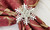NEW 8PCS Christmas brass and diamond snowflake napkin clasp 5867
