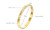 NEW ​Zircon Gemstones  spade bangle 5883-la