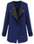 new windbreaker zipper stitching Slim Long woolen coat women windbreaker jacket