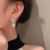NEW Three -dimensional petal earrings Flower earrings  5915