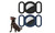 NEW 2PC Airtag Dog Collar Silicone Case for GPS Tracking Finder Protective Cover for Apple Airtag 5916