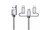 NEW Tri -in -one data charging cable5955