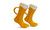 NEW Color blocking warm medium wool beer socks 5976