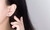 NEW Simple temperament five pointed star studded ear button 5986