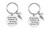 NEW Not Sisters By Blood But Sisters By Heart Keychain 6015