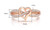 NEW Heart zircon ring 6033
