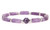 NEW Simple and fashionable square crystal stone beaded bracelet 6089