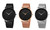 NEW  Mesh belt black dial watch wrist watch student couple watch vintage quartz watch   6093