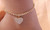 NEW Love pendant heart-shaped ankle chain 6114