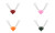 NEW Creative and simple love double-layer necklace 6119