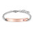 New-His and Her Curb Couple Bracelet Matching Cuban Link Chain Wrist Band6125-LA