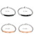 New-His and Her Curb Couple Bracelet Matching Cuban Link Chain Wrist Band6125-LA