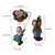 2302NEW-Mini DIY Resin Climbing Dwarfs Funny Resin Craft Figurine6137