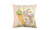 2302 NEW 4PC Easter linen pillowcase rabbit egg pattern pink 6159