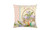 2302 NEW 4PC Easter linen pillowcase rabbit egg pattern pink 6159