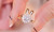 2302 NEW Light luxury and small number can rotate rabbit open ring 6166