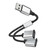 2302NEW-USB A 1 male 2 female extension wire converter6256