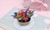 2302 NEW 3D butterfly flower cluster flower basket card 6224