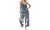 2302  NEW  Women's loose elastic sling tie-dyed printed jumpsuit 6303