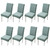 2302NEW-Thickened polar fleece check one-piece chair cover6286