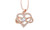 2303  NEW Infinite Symbol 8-character Heart Bow Love Necklace    6336