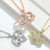 2303  NEW Infinite Symbol 8-character Heart Bow Love Necklace    6336