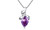 2303  Emotional heart-shaped water drop necklace   6346