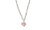 2303  Split love multi-layer diamond zircon necklace   6347
