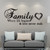 2303 NEW Family love family english stickers family wall stickers 6608