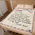 2303  NEW  Dad Gifts, Personalized Flannel Throw Blanket to My Dad from Daughter Son-Gift Bed Blanket  200 * 150cm  6379