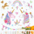 2303 NEW Golden Unicorn Wall Decal Living Room Bedroom Children's Room Decorative Painting 6617