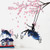 2303 NEW Plum Blossom Landscape Wall Decal Beauty Plum Blossom Branch Swing Wall Decal 6624