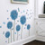 2303 NEW Blue Dandelion Butterfly Wall Decal Paper Living Room Bedroom Decorative Wall Decal 6627