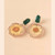 2303 NEW  Daisy Dried Flower Eternal Flower Earrings 6629