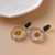 2303 NEW  Daisy Dried Flower Eternal Flower Earrings 6629