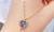 2303NEW Fashion temperament Ocean Heart clavicle chain 6406