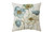 2303  NEW    4PC Retro Watercolor Blue Flower Throw Pillow Cover  6713