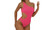 2303  NEW  Bikini Swimsuit One Piece One Shoulder Slim Fit Off Back 6718