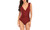 2303  NEW  Women's One Piece Swimsuit Ruffled Lace Up Beach Swimwear Tummy Control Bathing Suit Swimming Costume   6720