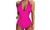 2304 NEW Women's solid color backless one piece swimsuit 6663