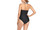2304 NEW Spliced chest cross neck strap one piece swimsuit 6664